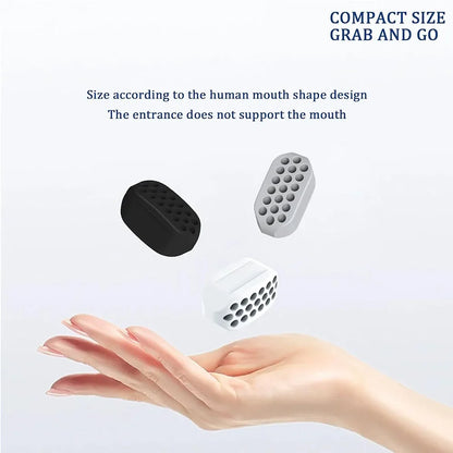 Jawline Exerciser for Man and Woman 3 Resistance Levels BPA Free Silicone Jaw Exerciser Gum Tablets Jaw Trainer & Jaw Exerciser Shaper for Beginner, Intermediate & Advanced Users